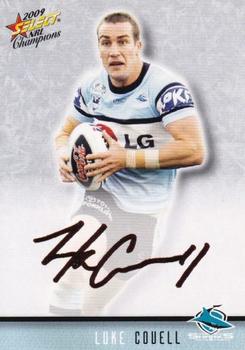 2009 Select NRL Champions - Foiled Signature #FS11 Luke Covell Front